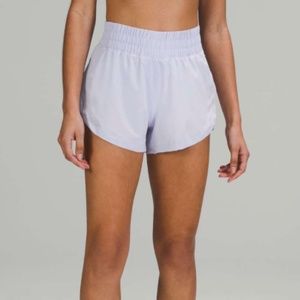 Lululemon Track That HR Short 3” Size 8 Pastel Blue